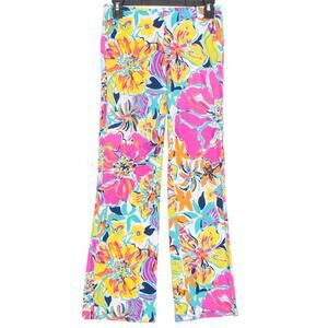 Lilly Pulitzer Pants Floral Y2K Preppy Boho Hippie Retro Resort Kawaii Summer XS
